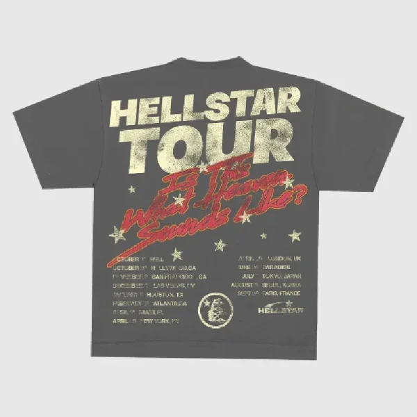 Hellstar Studios Biker Tour T Shirt Black (1)
