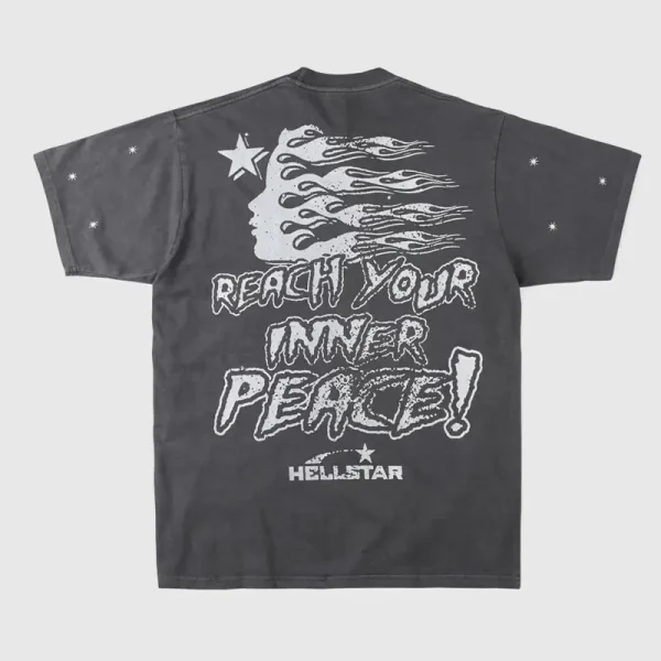 Hellstar Studios Inner Peace T Shirt Black