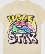 Hellstar Graphic Brown T Shirt (1)