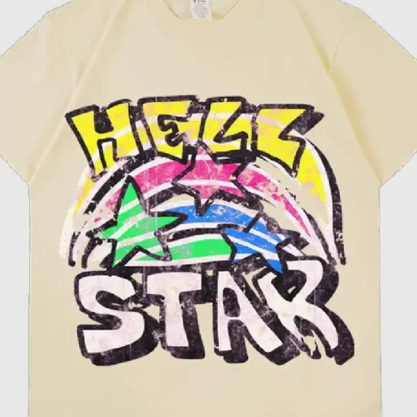 Hellstar Graphic Brown T Shirt (1)