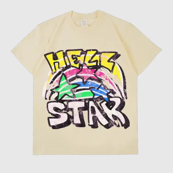 Hellstar Graphic Brown T Shirt (2)