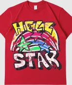 Hellstar Graphic Red T Shirt (1)