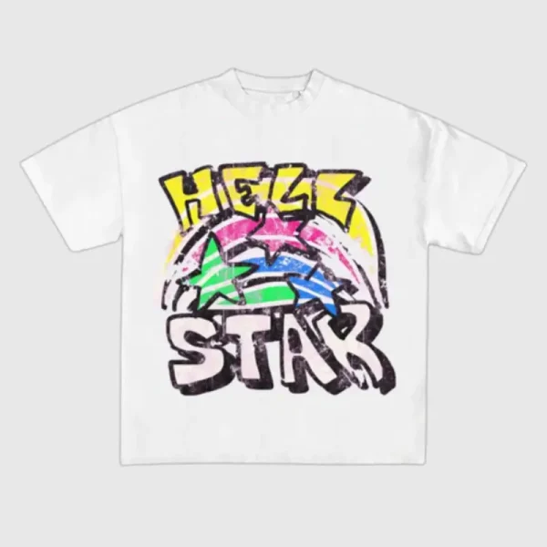 Hellstar Graphic White T Shirt (2)